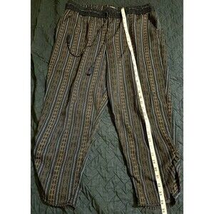 Maurices Pants Women's Size XL Navy Blue Ruched Ankle Drawstring